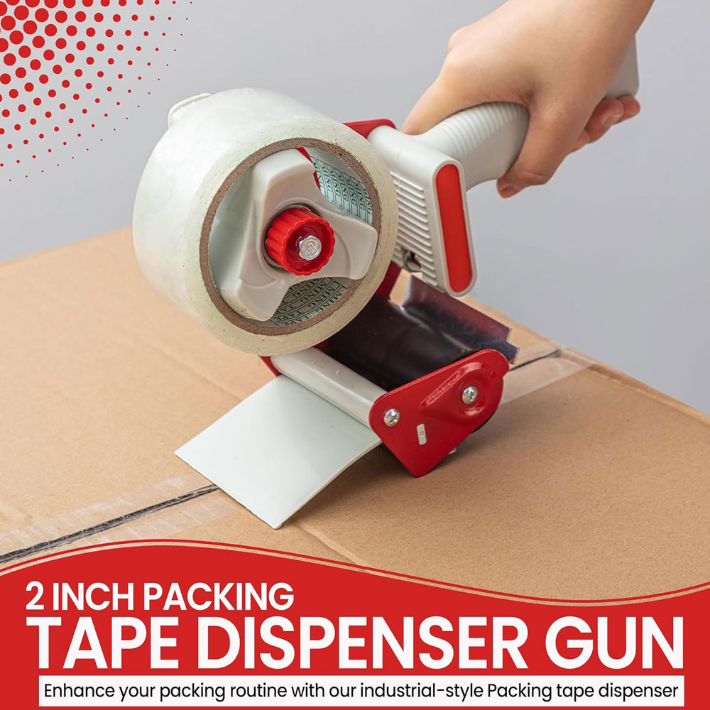 Tape Gun Dispenser - مسدس توزيع شريط التغليف، يمكنه استيعاب