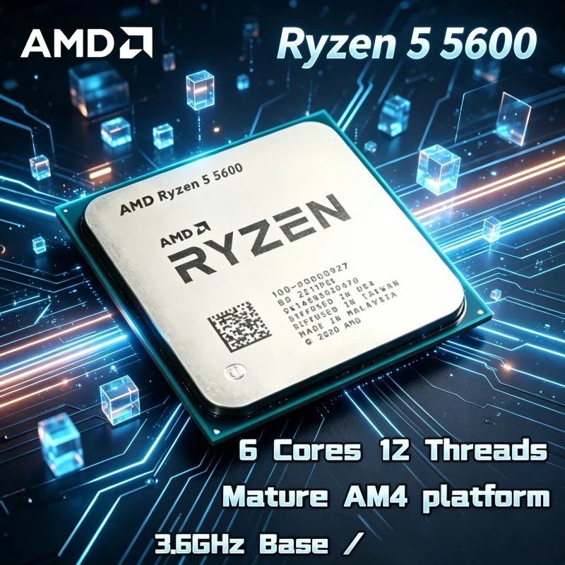 معالج AMD Ryzen 5 5600 R5 5600 - مراجعة Amd Cpu Ryzen 5 وسعره