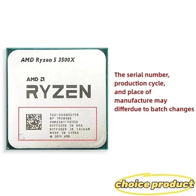 معالج AMD R5 3500X أصلي جديد ت - مراجعة Amd Cpu Ryzen 5 وسعره