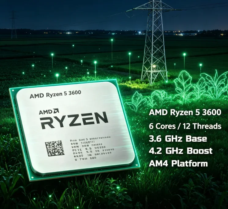 معالج AMD R5 3600 بدون علبة (T - مراجعة Amd Cpu Ryzen 5 وسعره