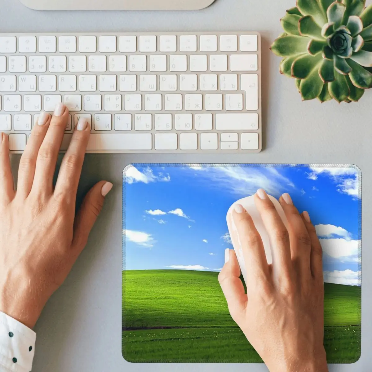 لوحة ماوس بتصميم ورق جدران وين - مراجعة Office Xp وسعره