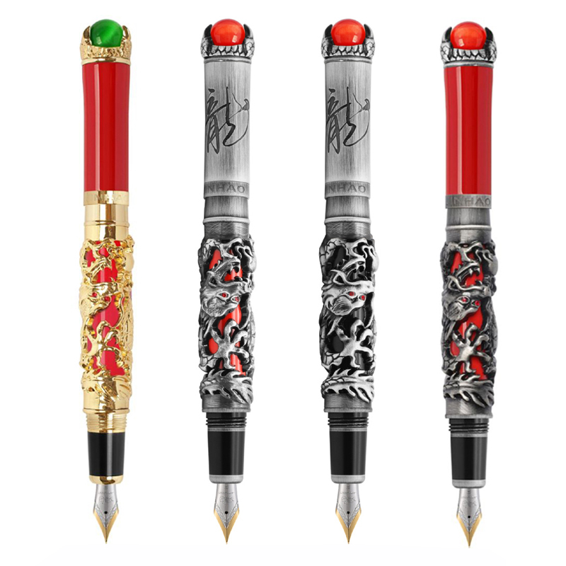 جديد Jinhao Dragon King قلم حب - مراجعة Office Tech Typing وسعره