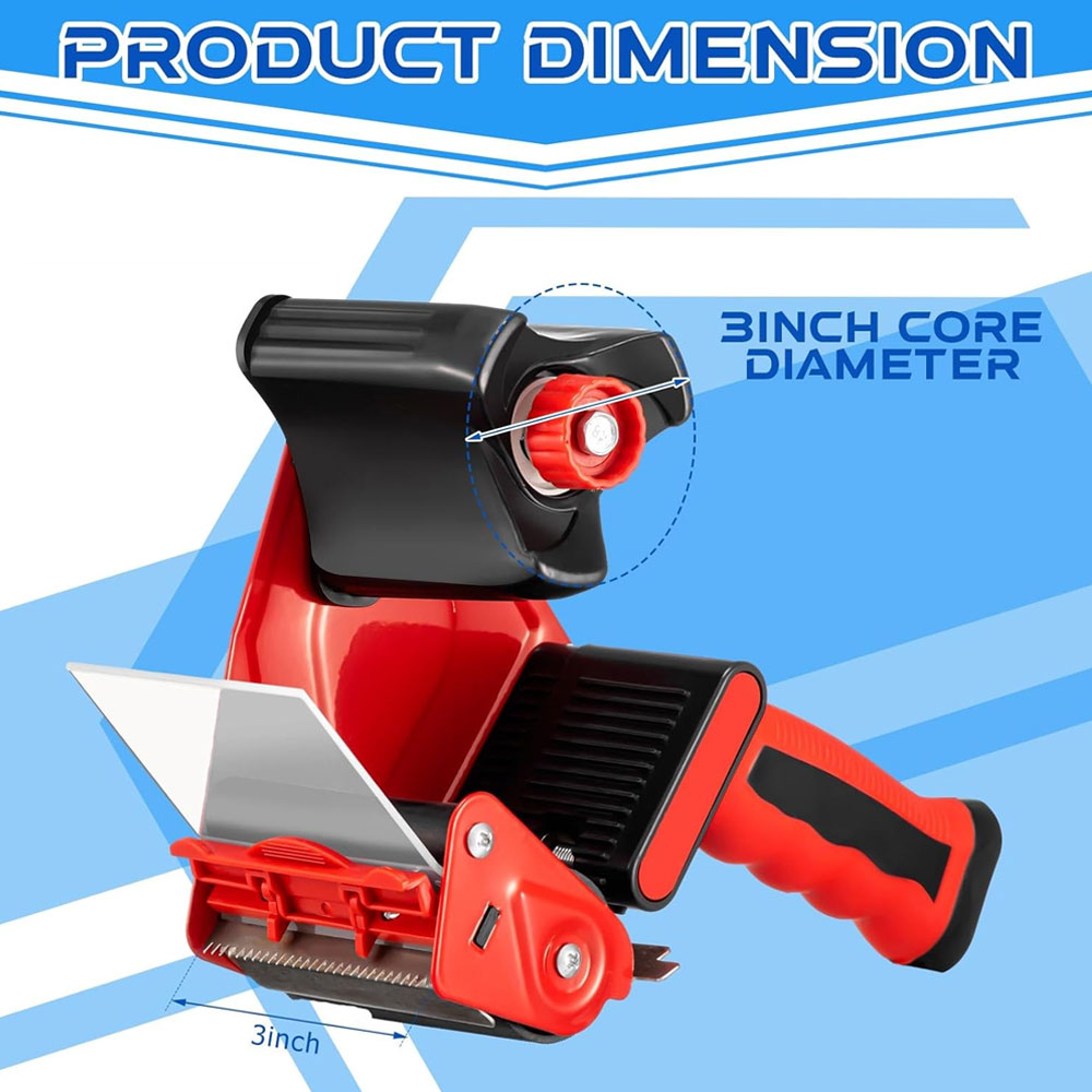 مسدس شريط لاصق بمقابض سيليكون  - مراجعة Tape Gun Dispenser وسعره