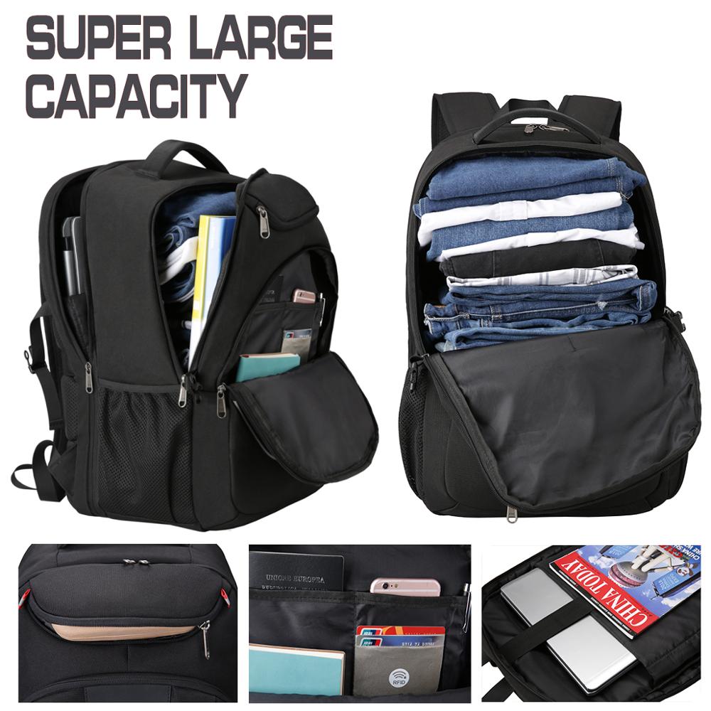 حقيبة ظهر XQXA للجنسين مقاس 17 - مراجعة Cable Lock Laptop وسعره