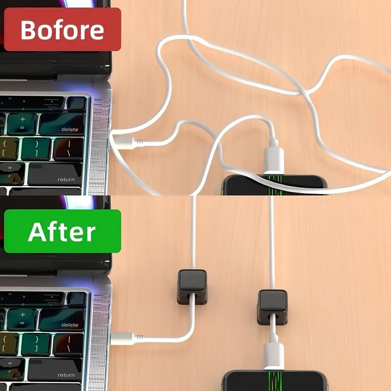 مجموعة من 12 مشبك لتنظيم الكاب - مراجعة Office Tech Typing وسعره